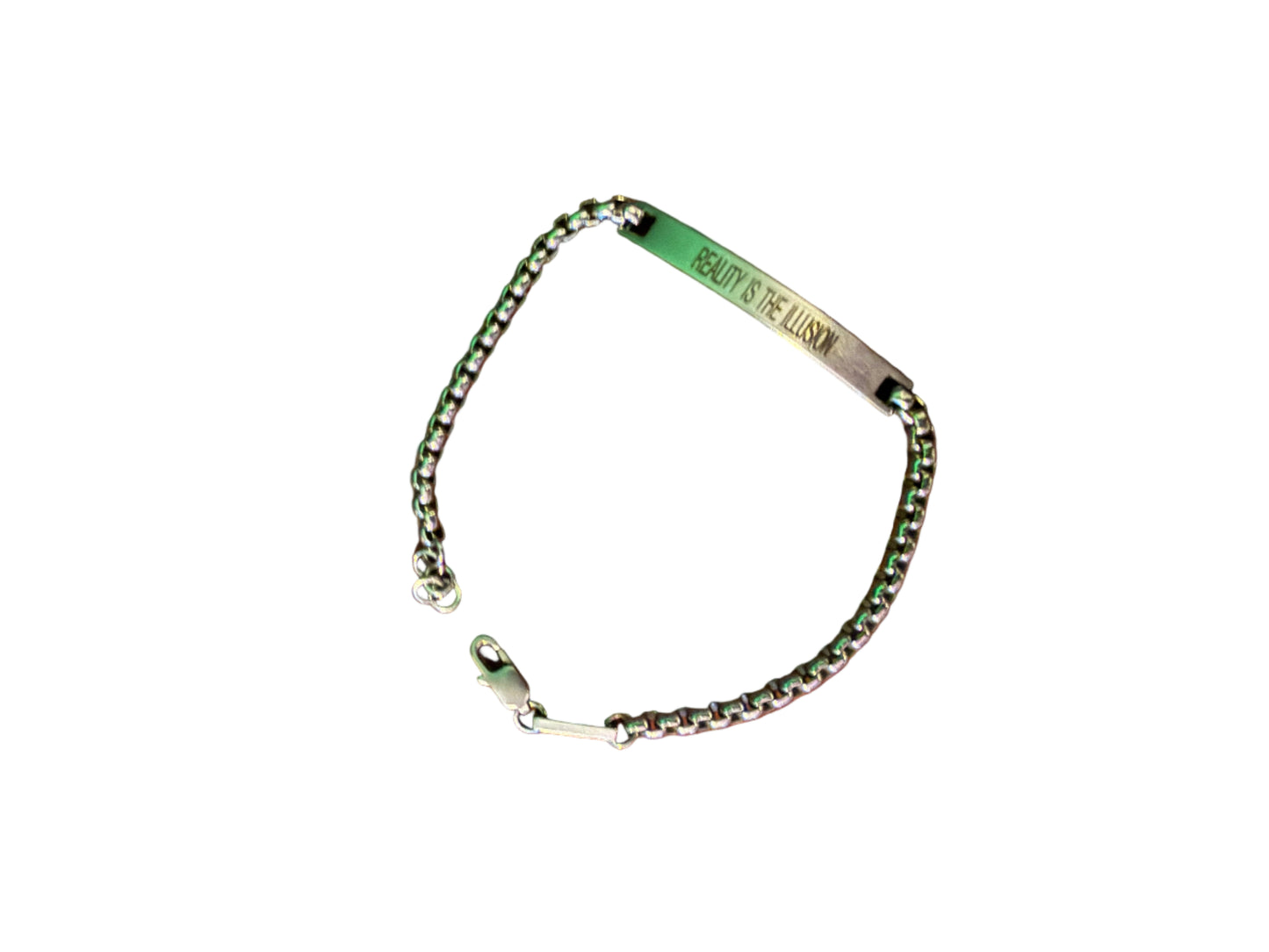 Illusion Silver Bar Bracelet