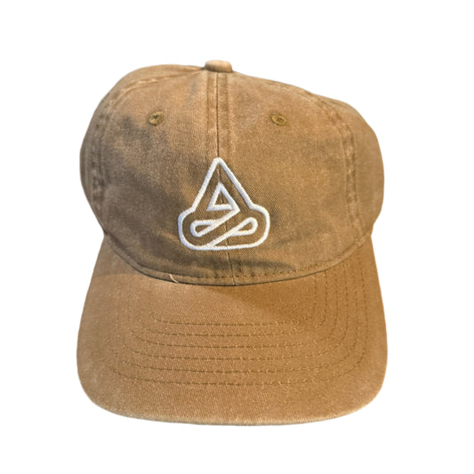 Kaki Stone Washed Dad Hat