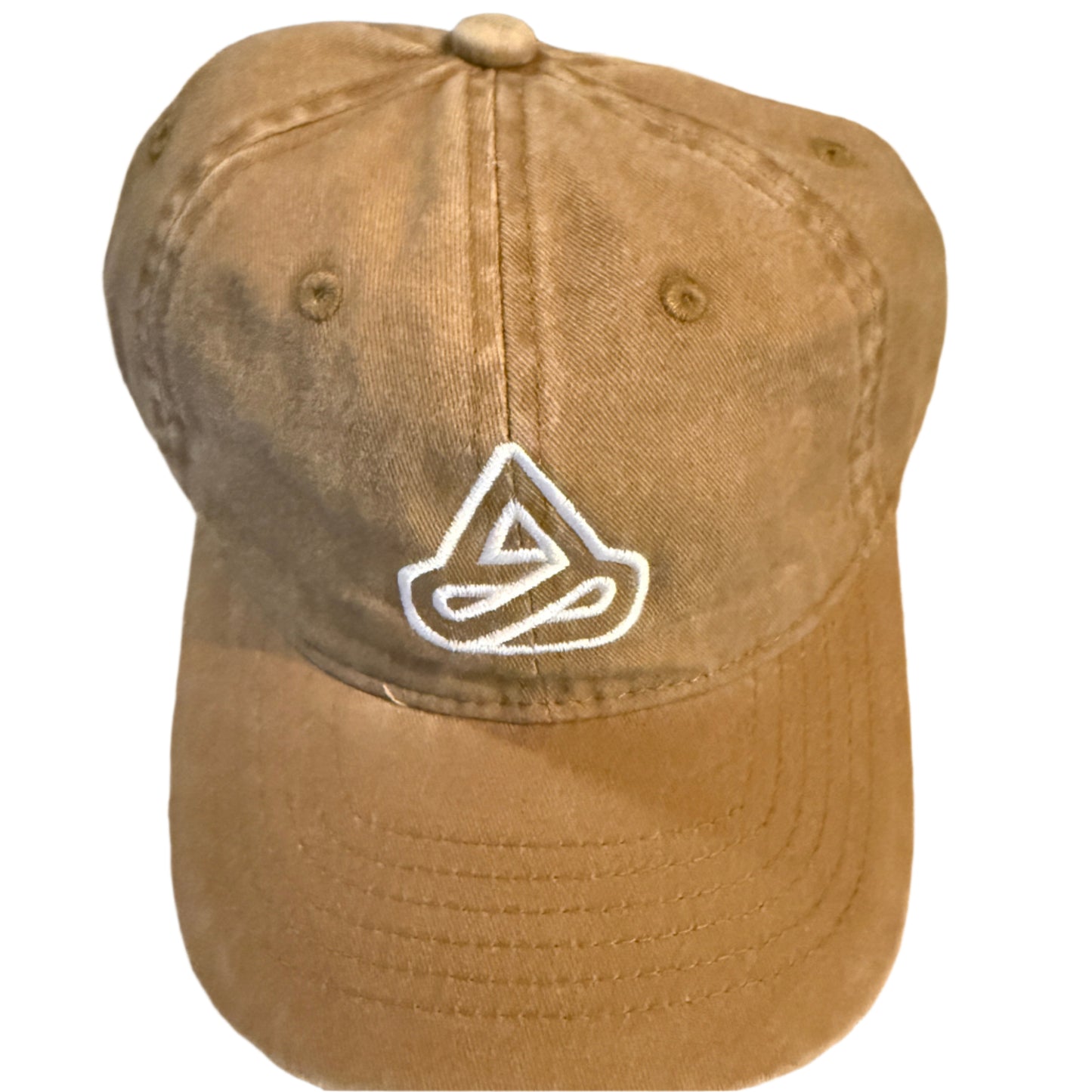 Kaki Stone Washed Dad Hat