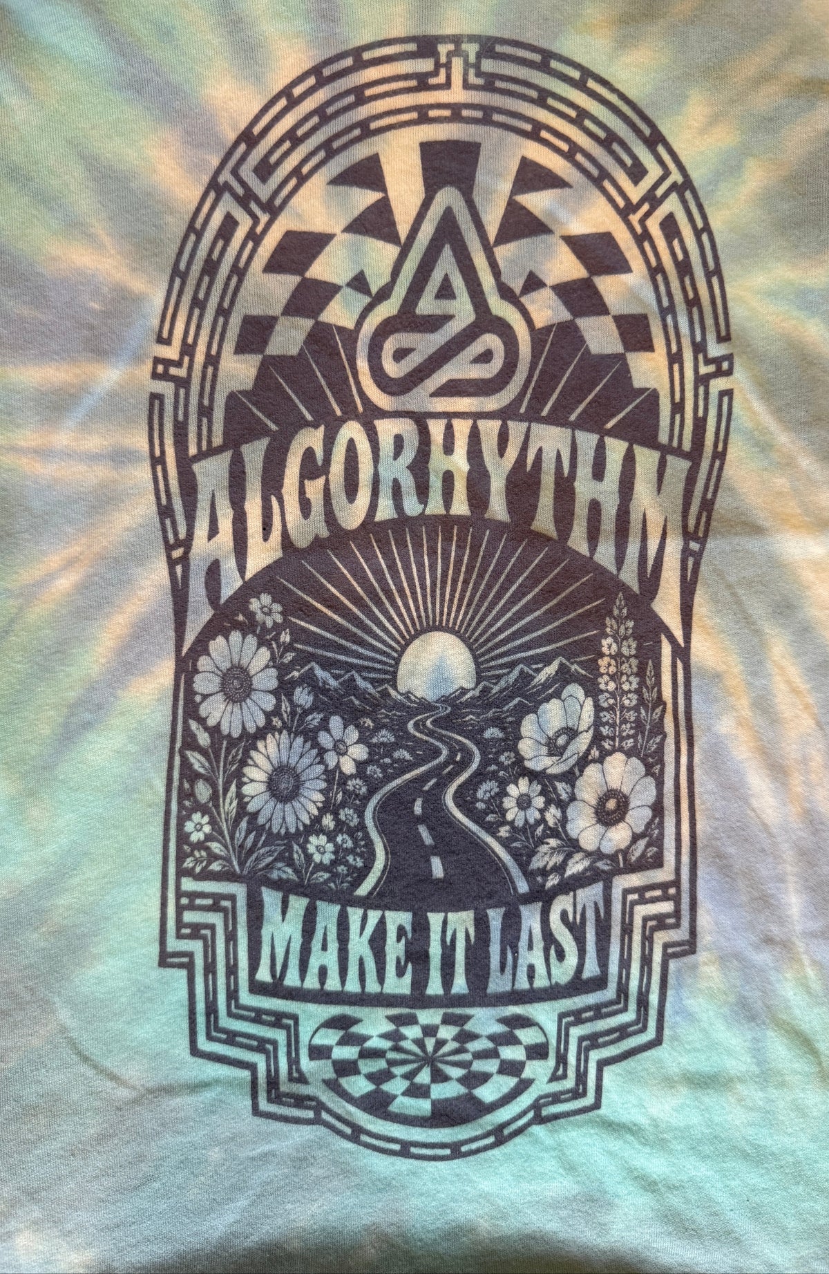 Womens MIL Tie Dye Tee