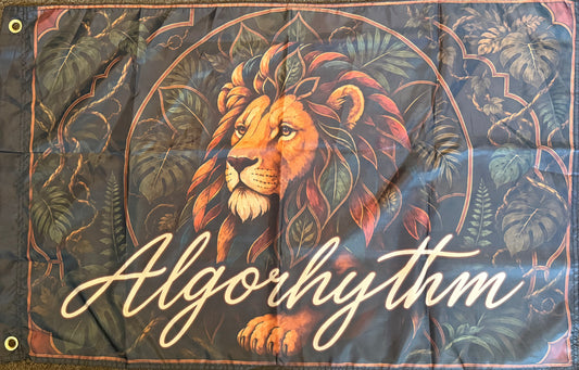 Lion Heart Flag